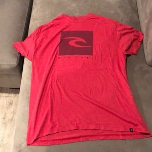 red rip curl t shirt